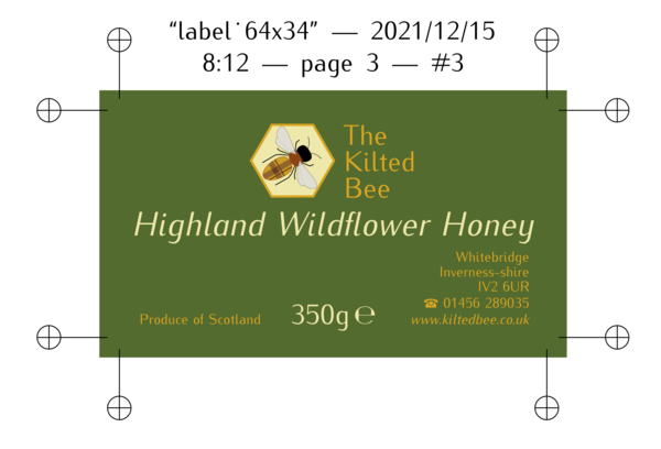 Our new 350g label New 350g label